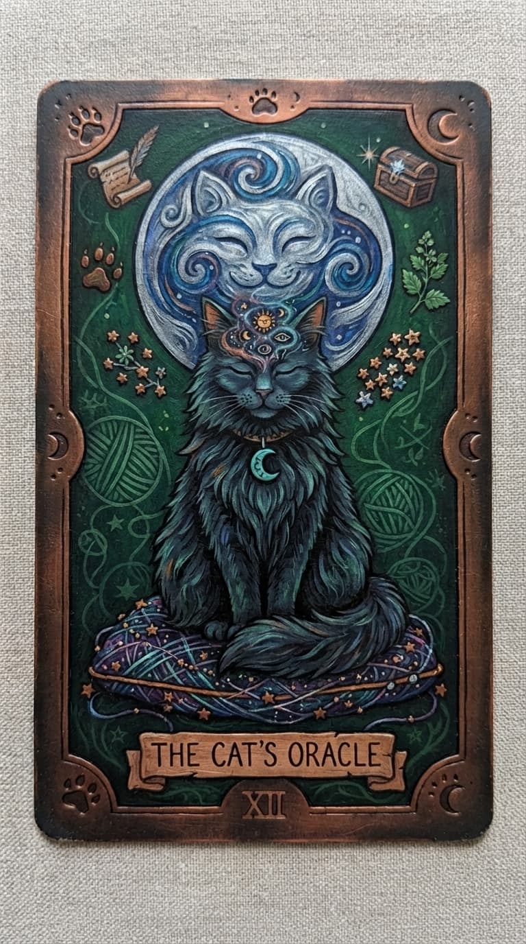 Cats card back artwork