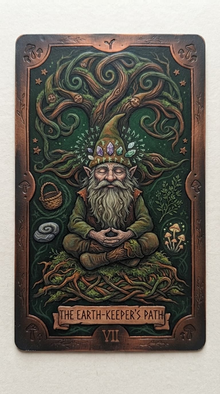 Gnomes card back artwork