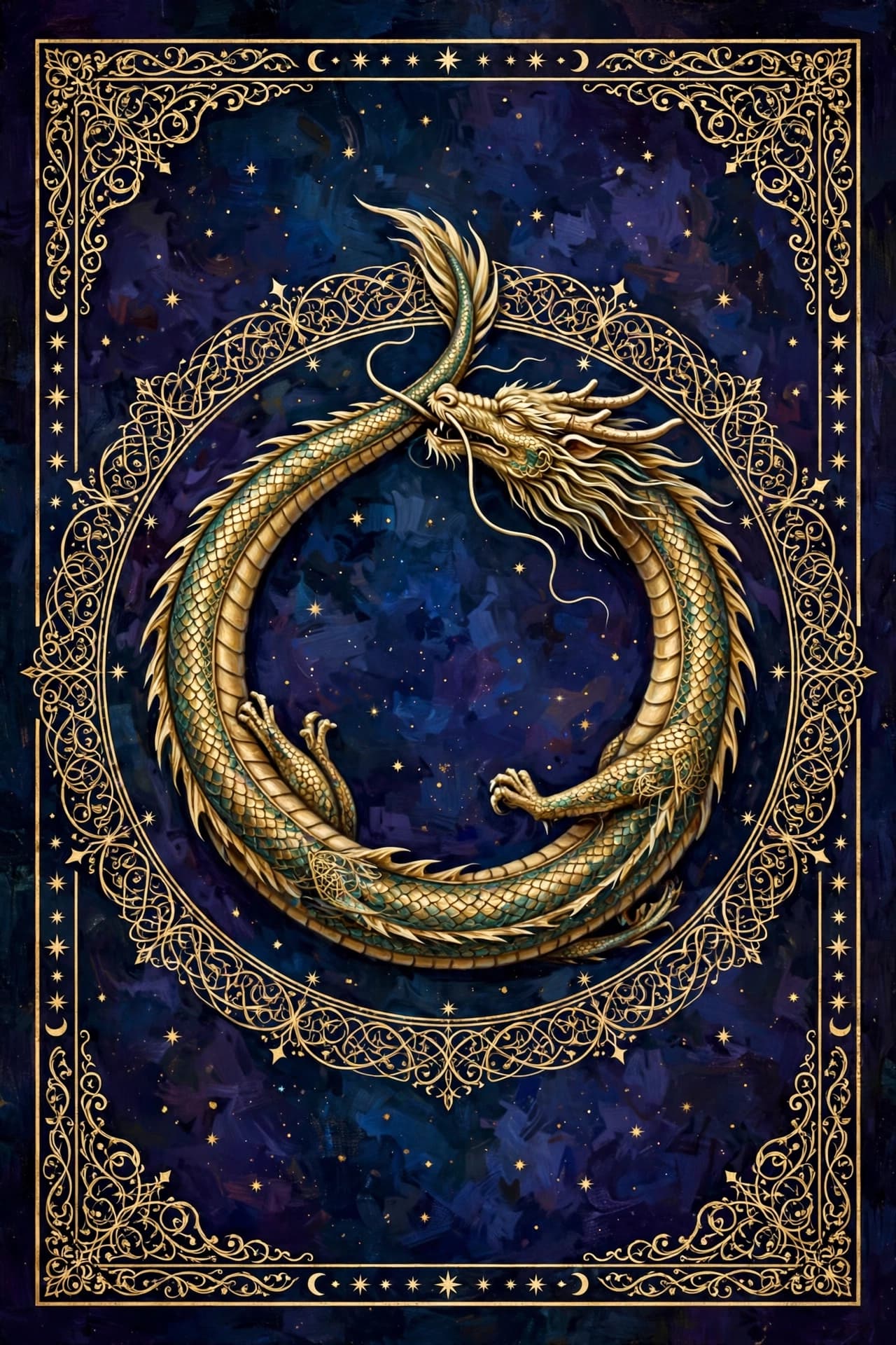 Mythical Creatures card back artwork